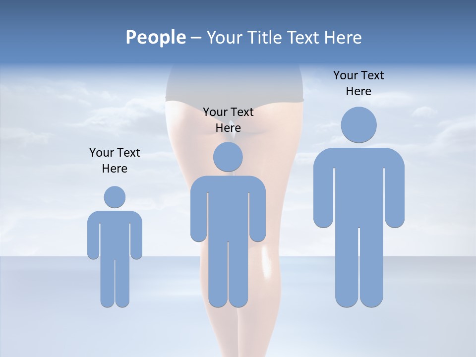 Young Lady Nature PowerPoint Template