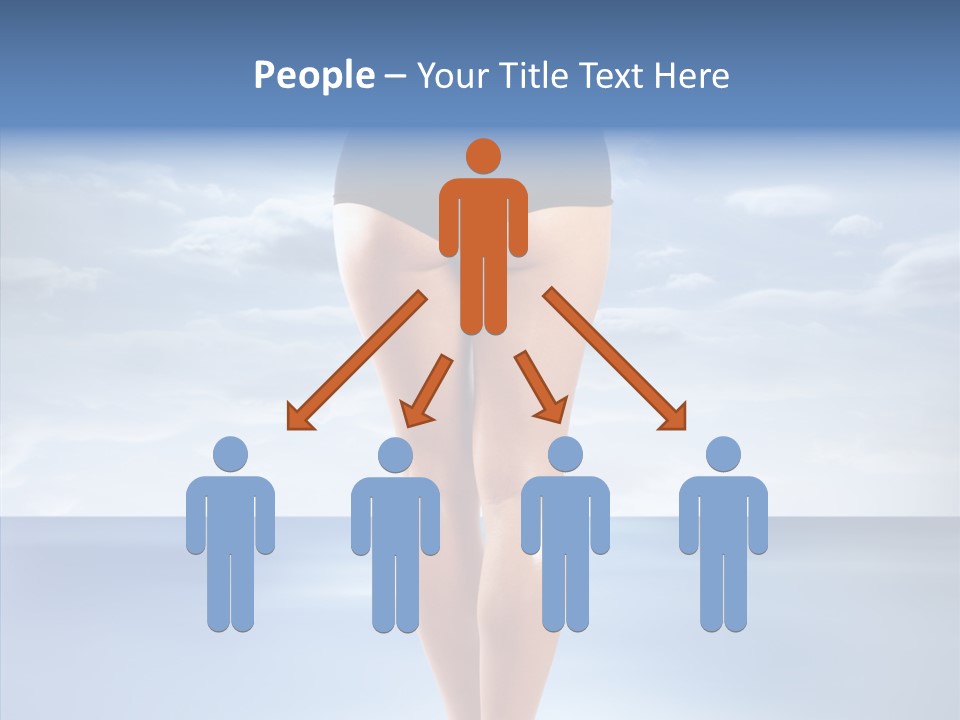 Young Lady Nature PowerPoint Template