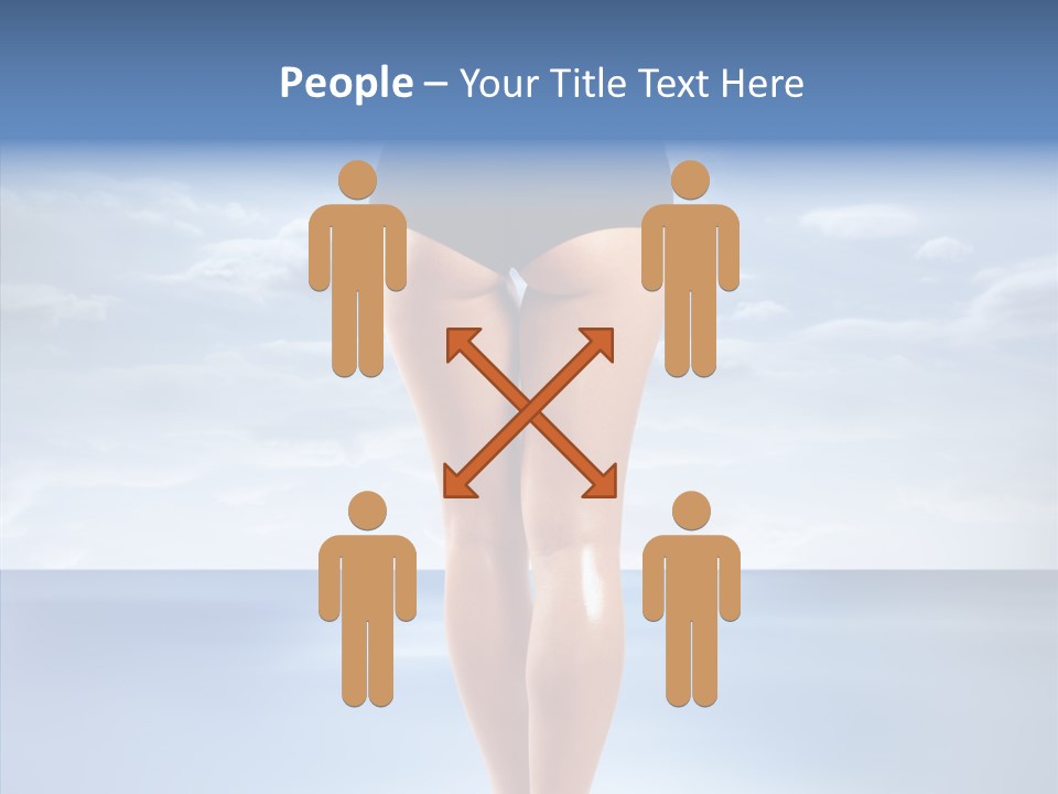 Young Lady Nature PowerPoint Template