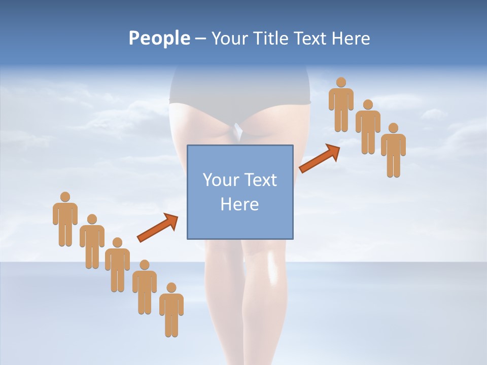 Young Lady Nature PowerPoint Template