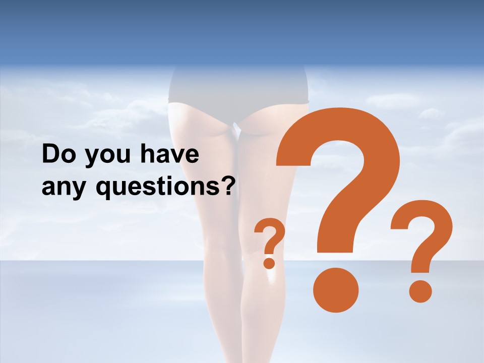 Young Lady Nature PowerPoint Template