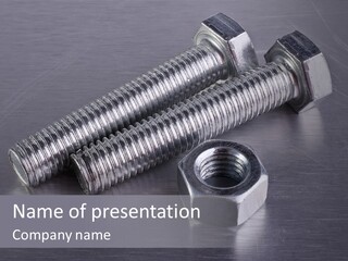 Repairing Screw Background PowerPoint Template