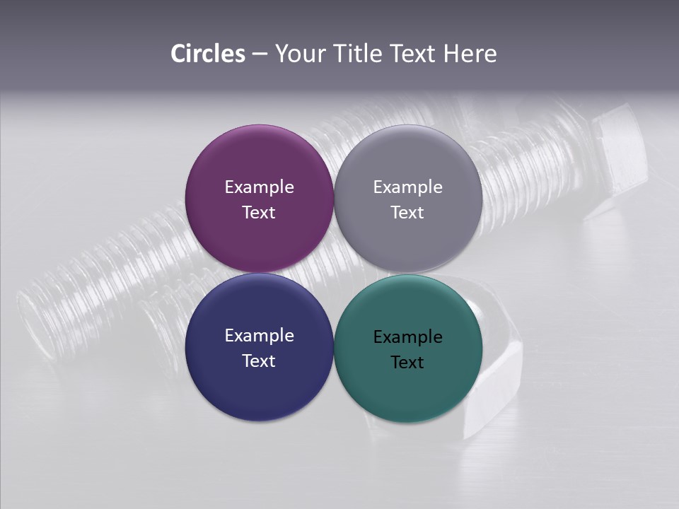 Repairing Screw Background PowerPoint Template