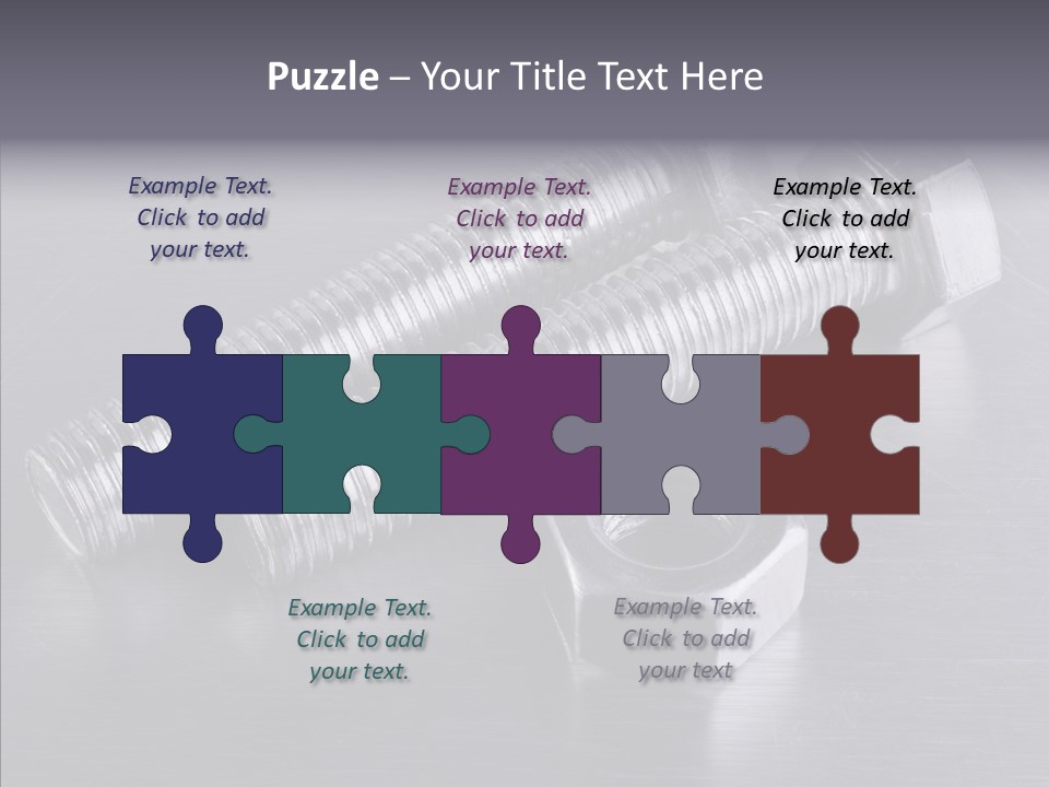 Repairing Screw Background PowerPoint Template