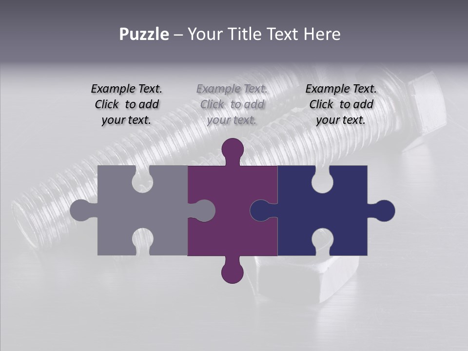 Repairing Screw Background PowerPoint Template