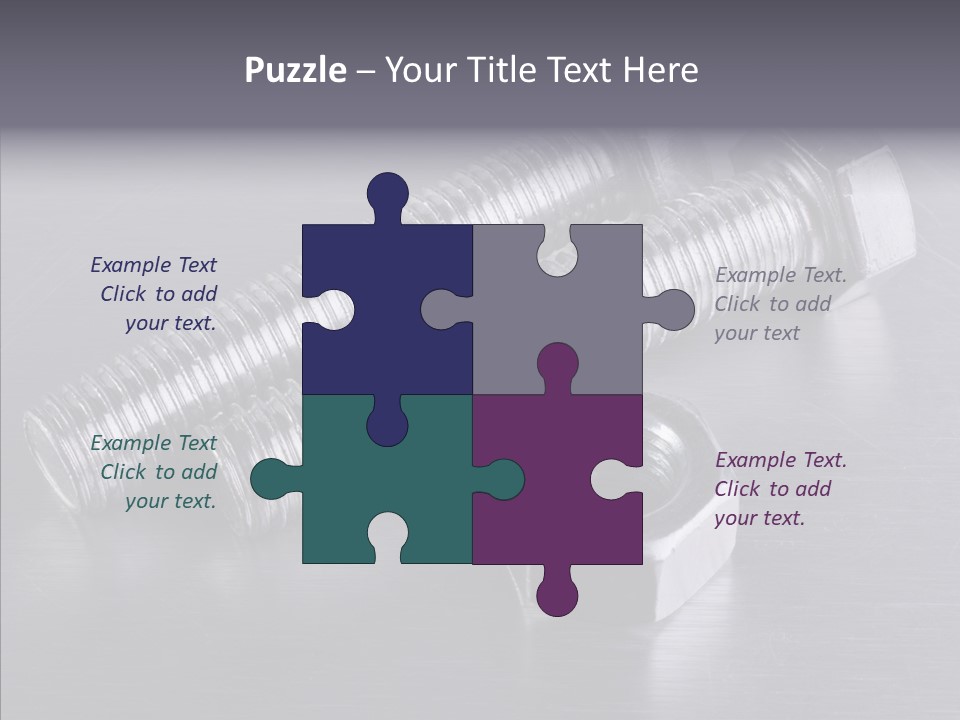 Repairing Screw Background PowerPoint Template