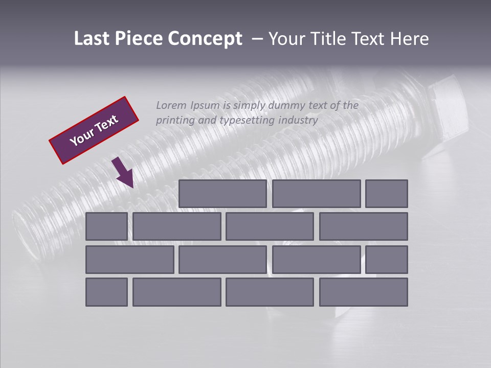 Repairing Screw Background PowerPoint Template