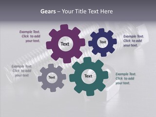 Repairing Screw Background PowerPoint Template