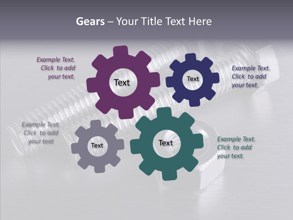 Repairing Screw Background PowerPoint Template