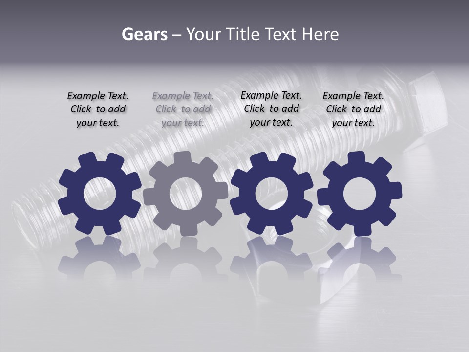 Repairing Screw Background PowerPoint Template
