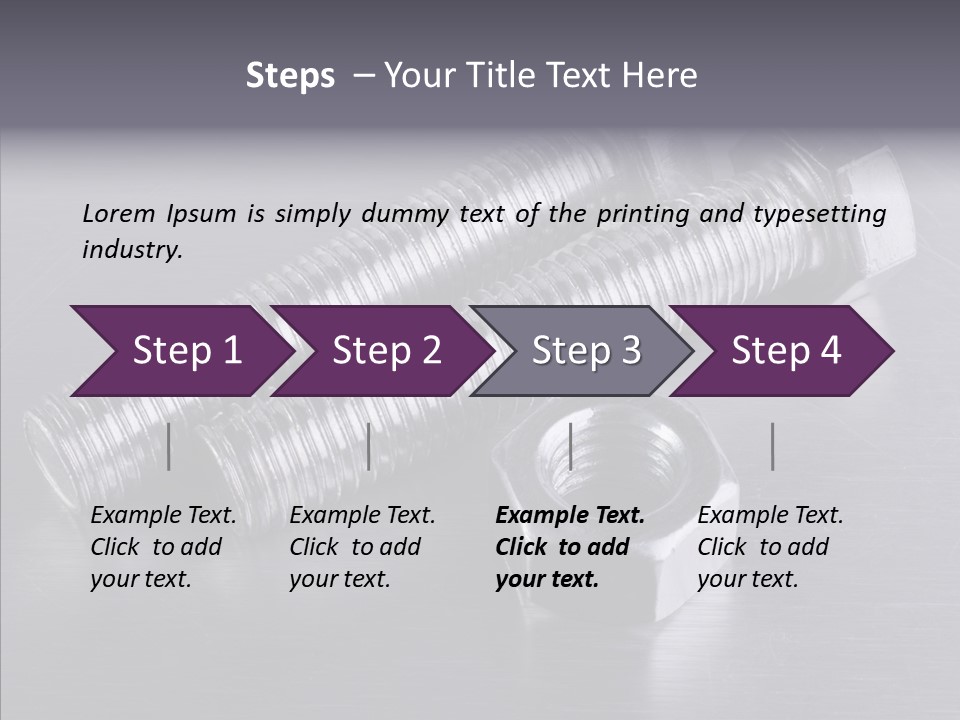 Repairing Screw Background PowerPoint Template