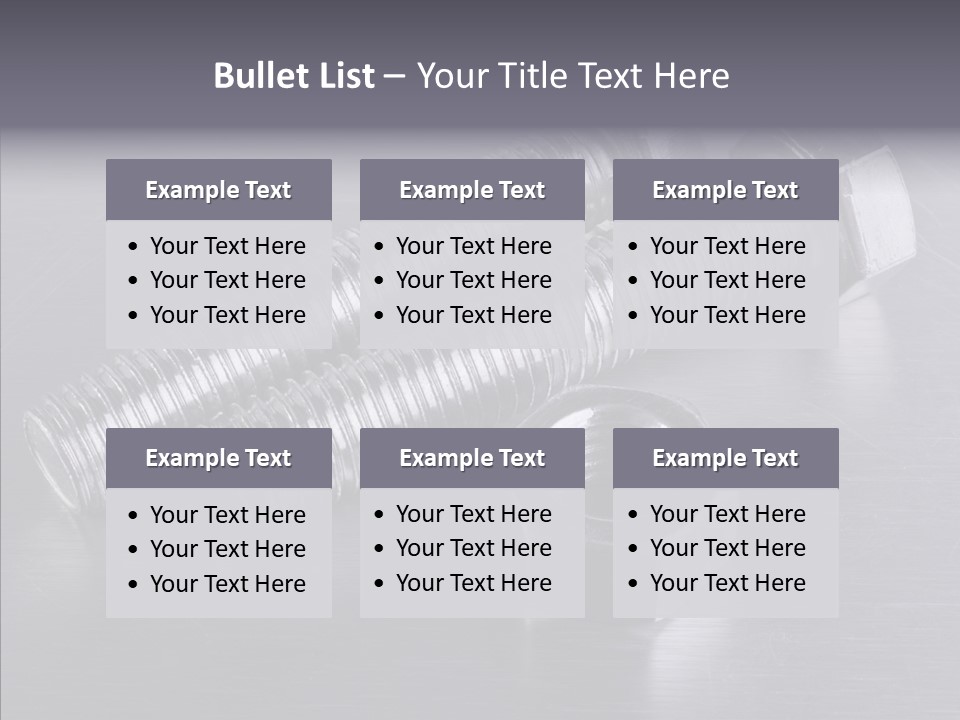 Repairing Screw Background PowerPoint Template
