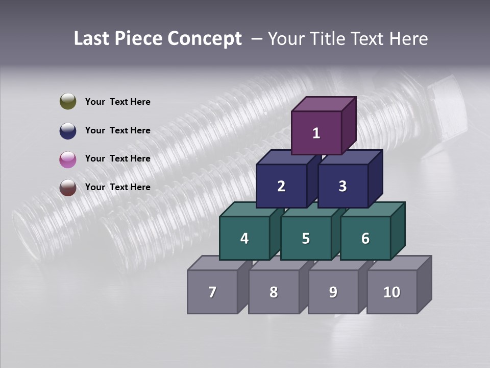 Repairing Screw Background PowerPoint Template