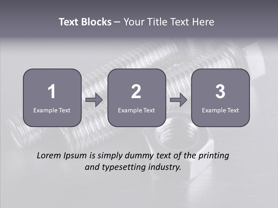 Repairing Screw Background PowerPoint Template