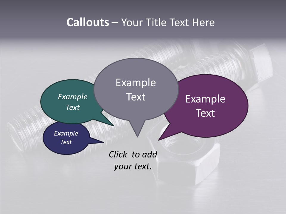 Repairing Screw Background PowerPoint Template