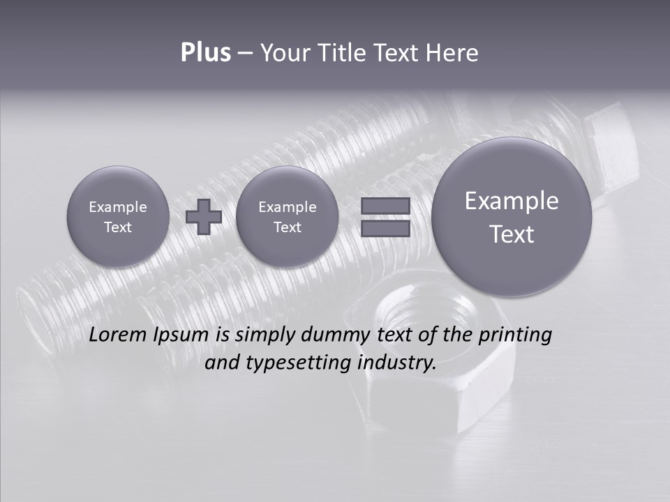 Repairing Screw Background PowerPoint Template