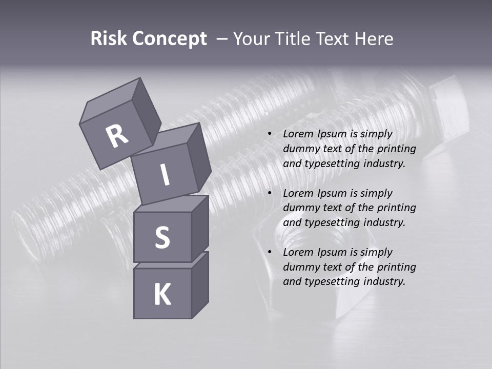 Repairing Screw Background PowerPoint Template