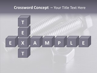 Repairing Screw Background PowerPoint Template