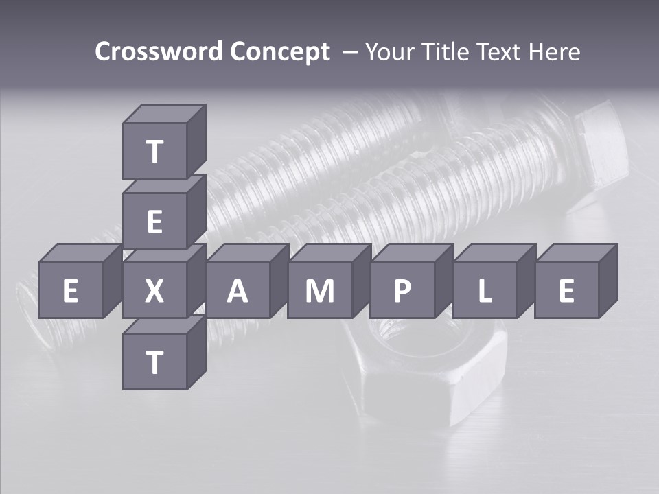 Repairing Screw Background PowerPoint Template