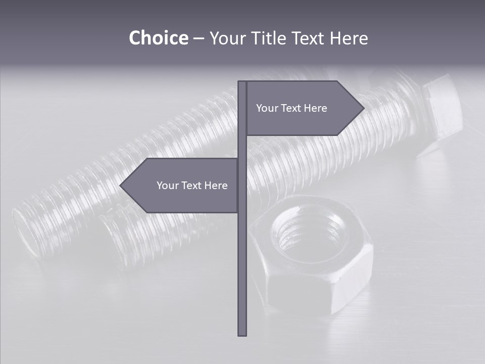 Repairing Screw Background PowerPoint Template
