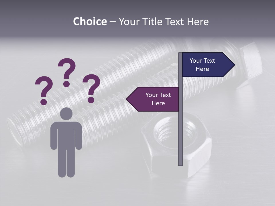 Repairing Screw Background PowerPoint Template