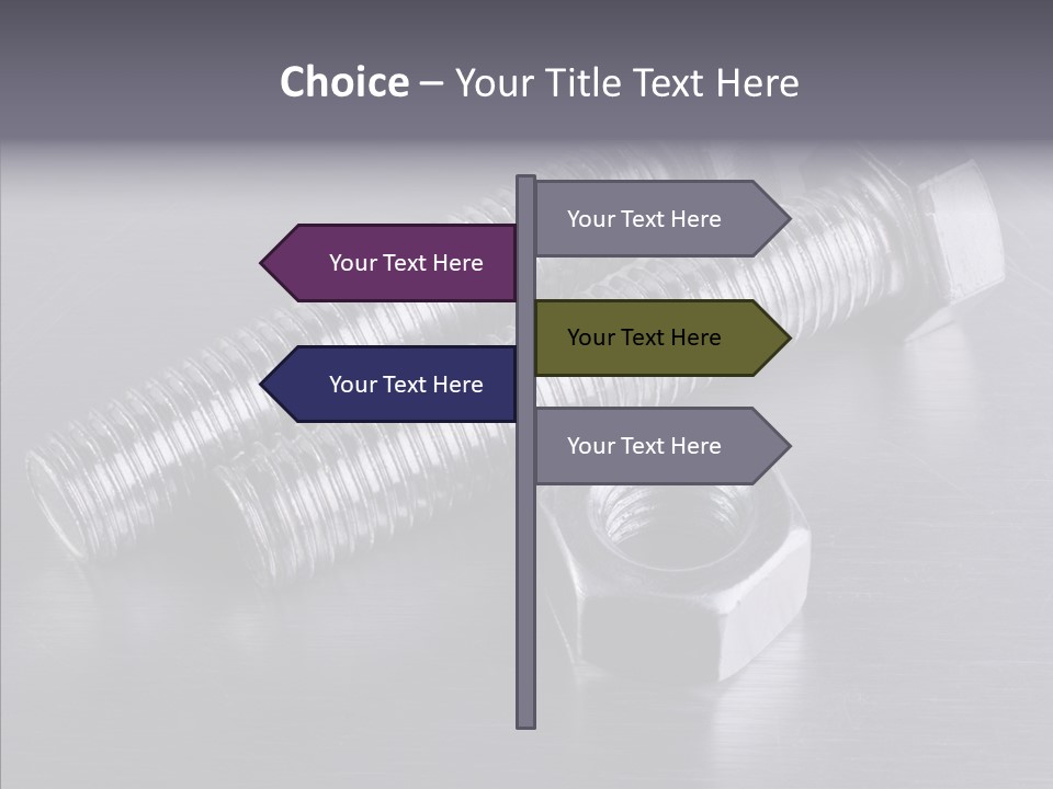 Repairing Screw Background PowerPoint Template
