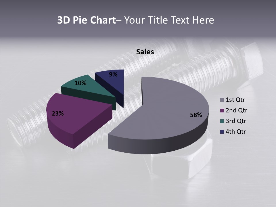 Repairing Screw Background PowerPoint Template