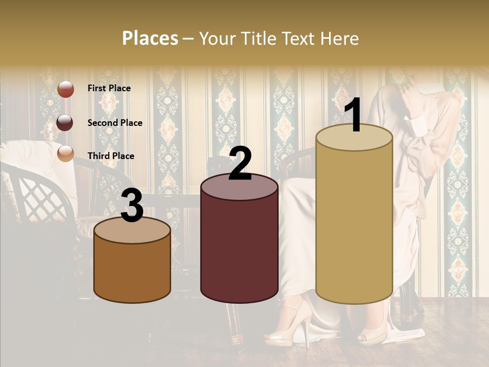 Sexy Girl Indoor PowerPoint Template