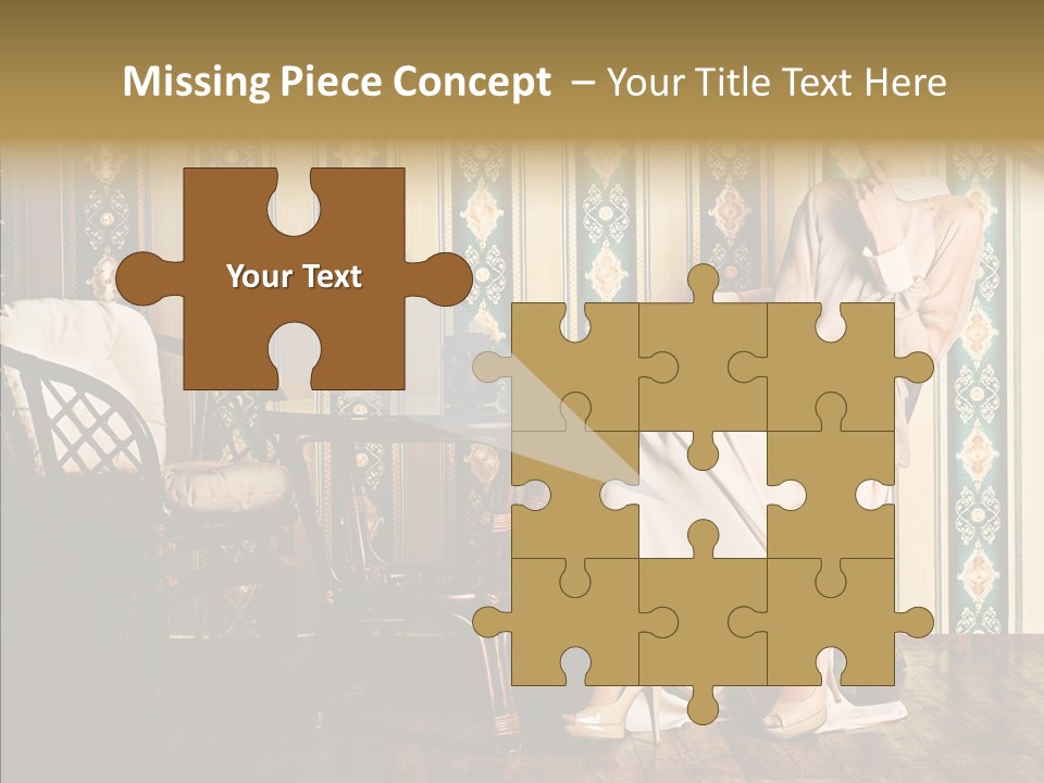 Sexy Girl Indoor PowerPoint Template