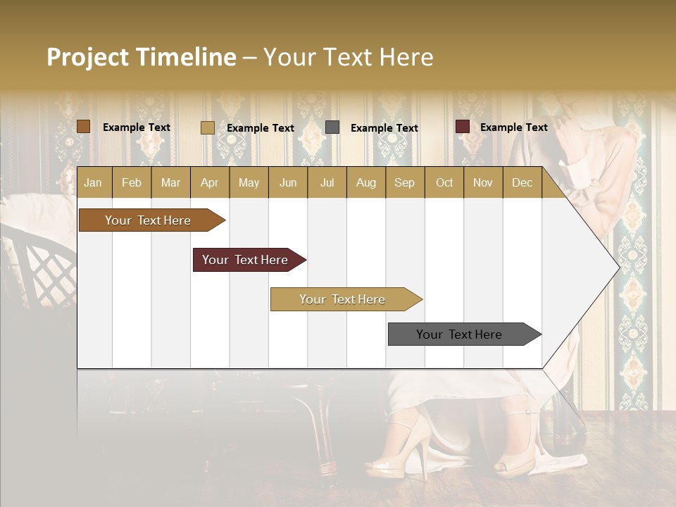 Sexy Girl Indoor PowerPoint Template