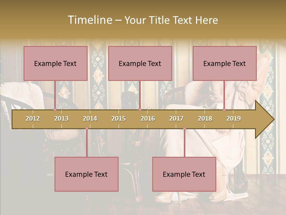 Sexy Girl Indoor PowerPoint Template