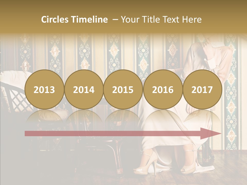 Sexy Girl Indoor PowerPoint Template