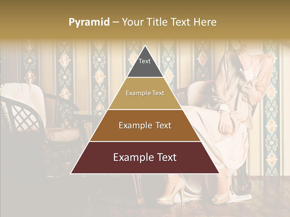 Sexy Girl Indoor PowerPoint Template