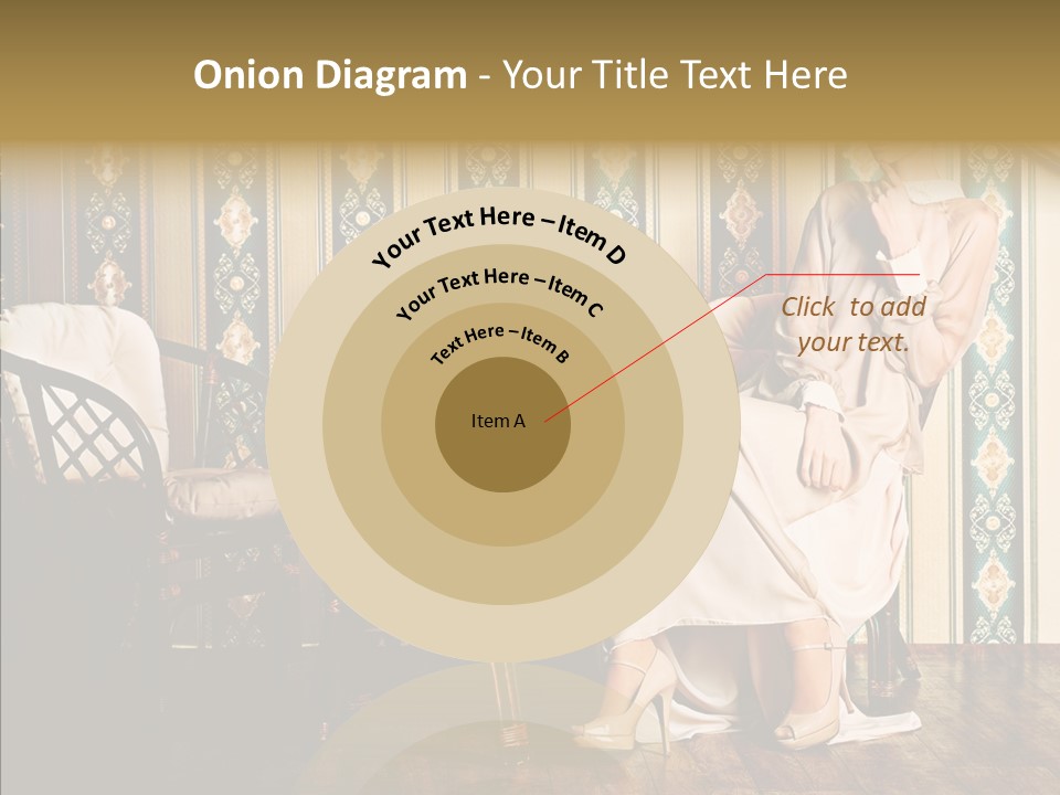 Sexy Girl Indoor PowerPoint Template