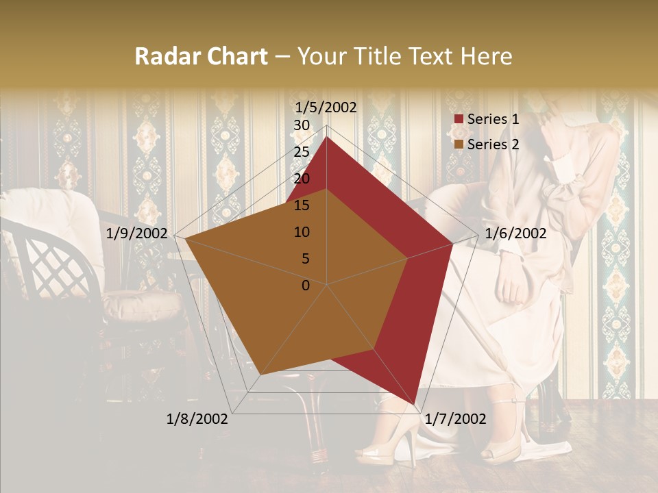 Sexy Girl Indoor PowerPoint Template