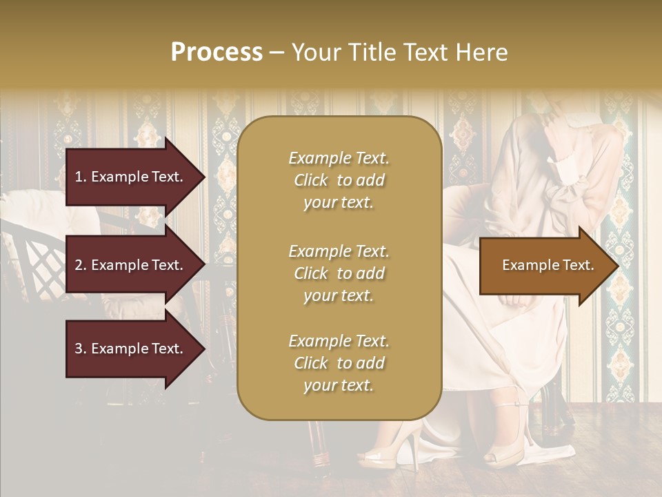 Sexy Girl Indoor PowerPoint Template