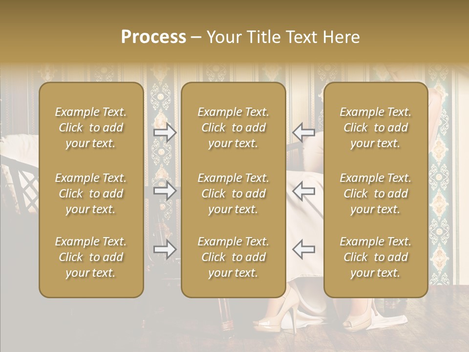 Sexy Girl Indoor PowerPoint Template