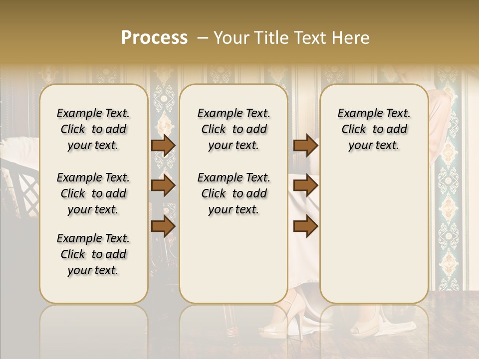 Sexy Girl Indoor PowerPoint Template