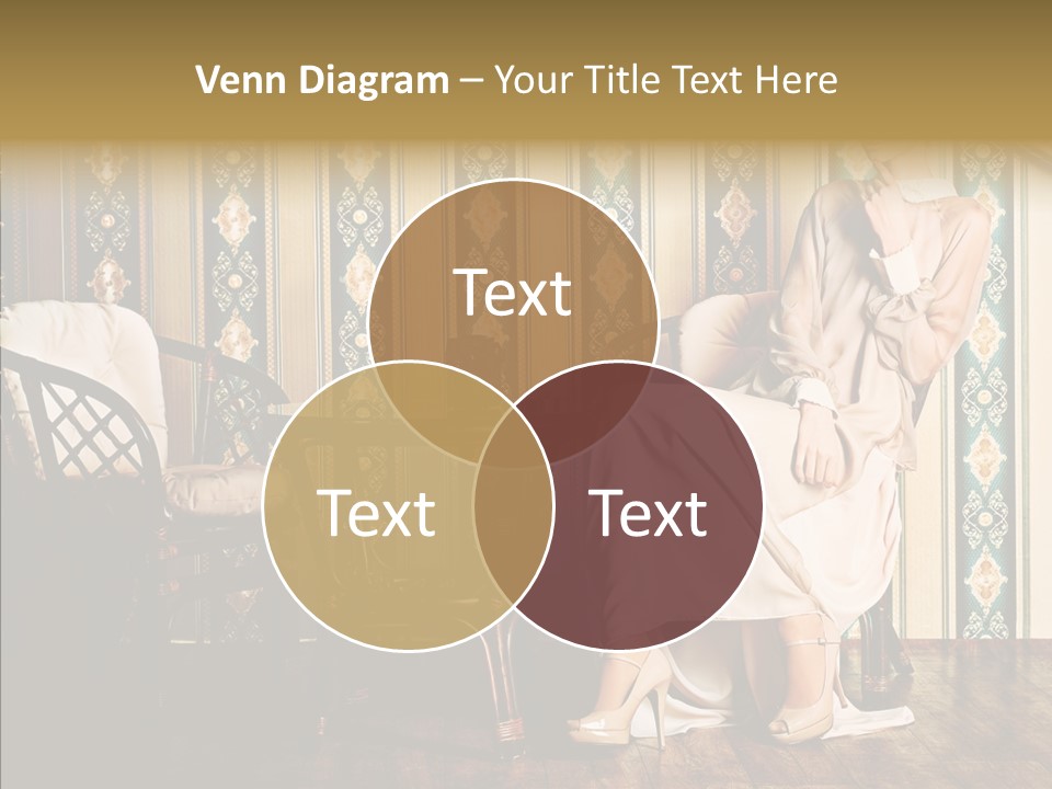 Sexy Girl Indoor PowerPoint Template