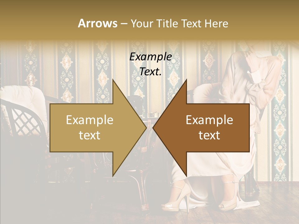 Sexy Girl Indoor PowerPoint Template