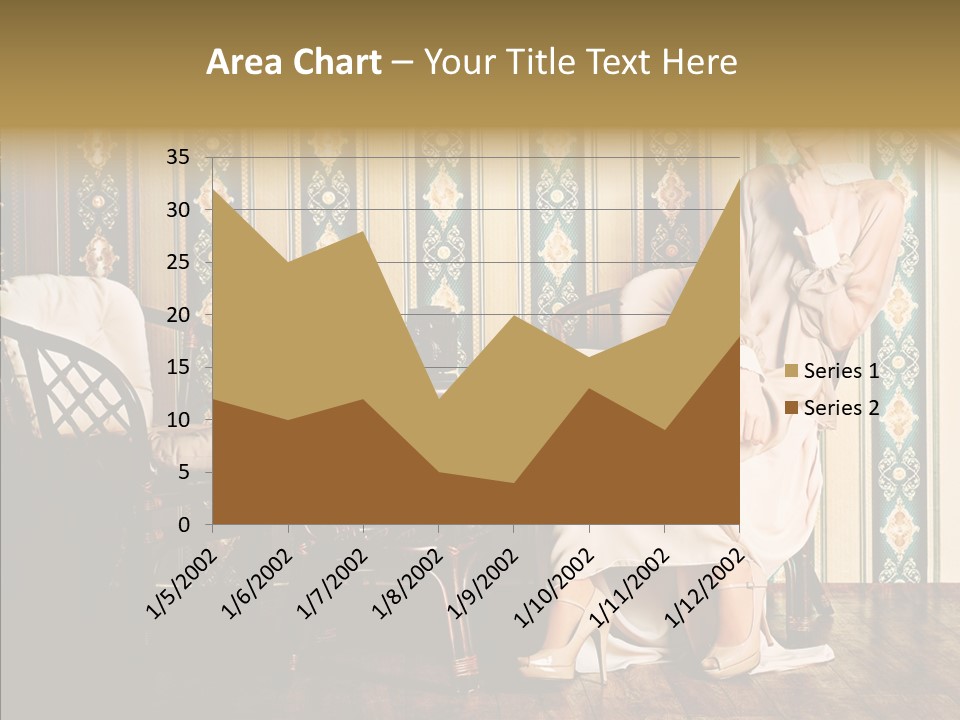 Sexy Girl Indoor PowerPoint Template