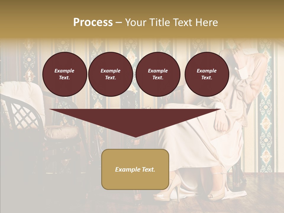 Sexy Girl Indoor PowerPoint Template