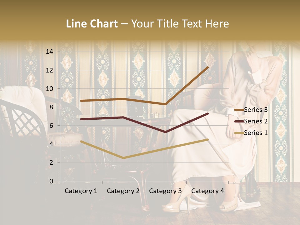 Sexy Girl Indoor PowerPoint Template