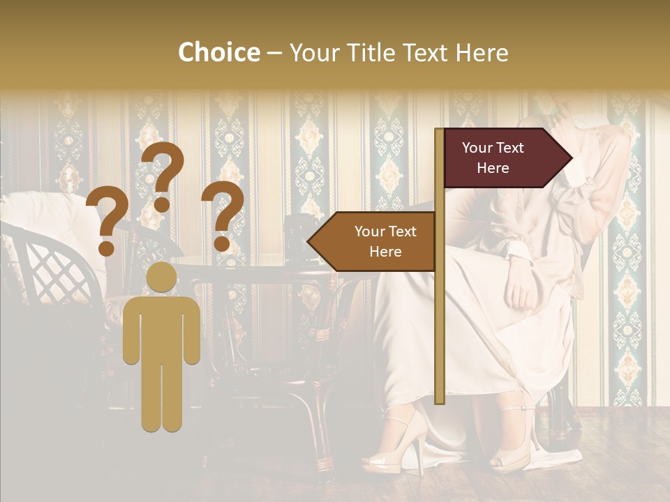 Sexy Girl Indoor PowerPoint Template