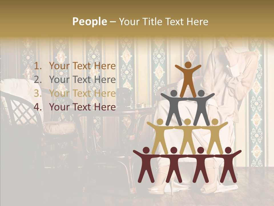 Sexy Girl Indoor PowerPoint Template