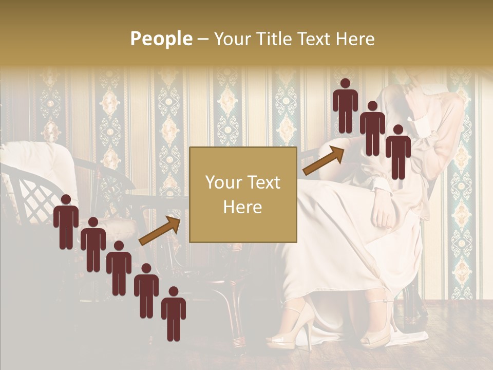 Sexy Girl Indoor PowerPoint Template