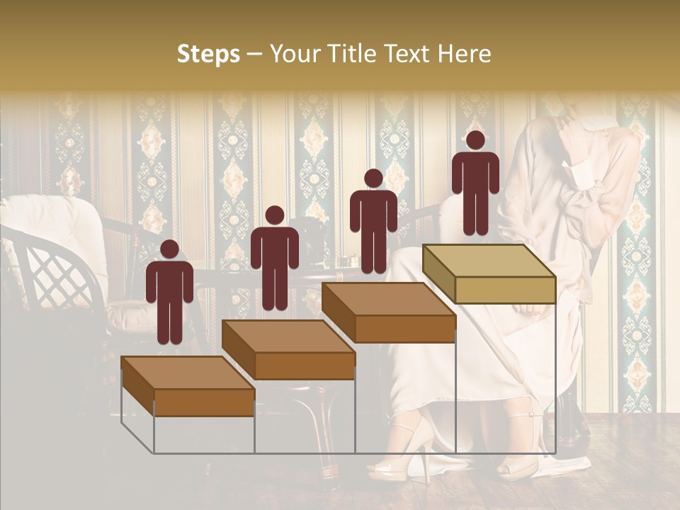 Sexy Girl Indoor PowerPoint Template