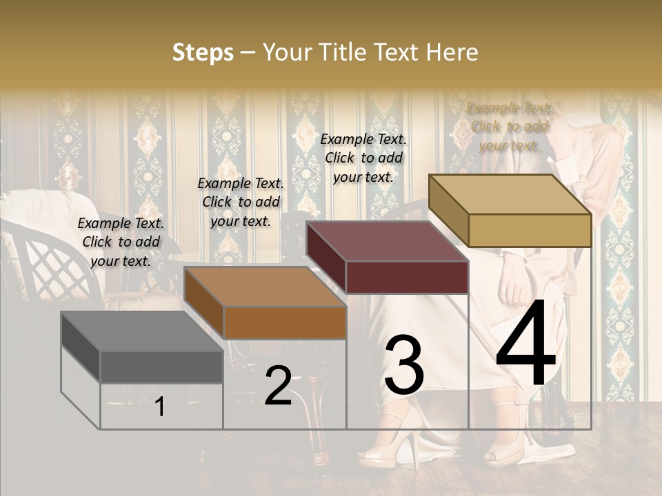 Sexy Girl Indoor PowerPoint Template