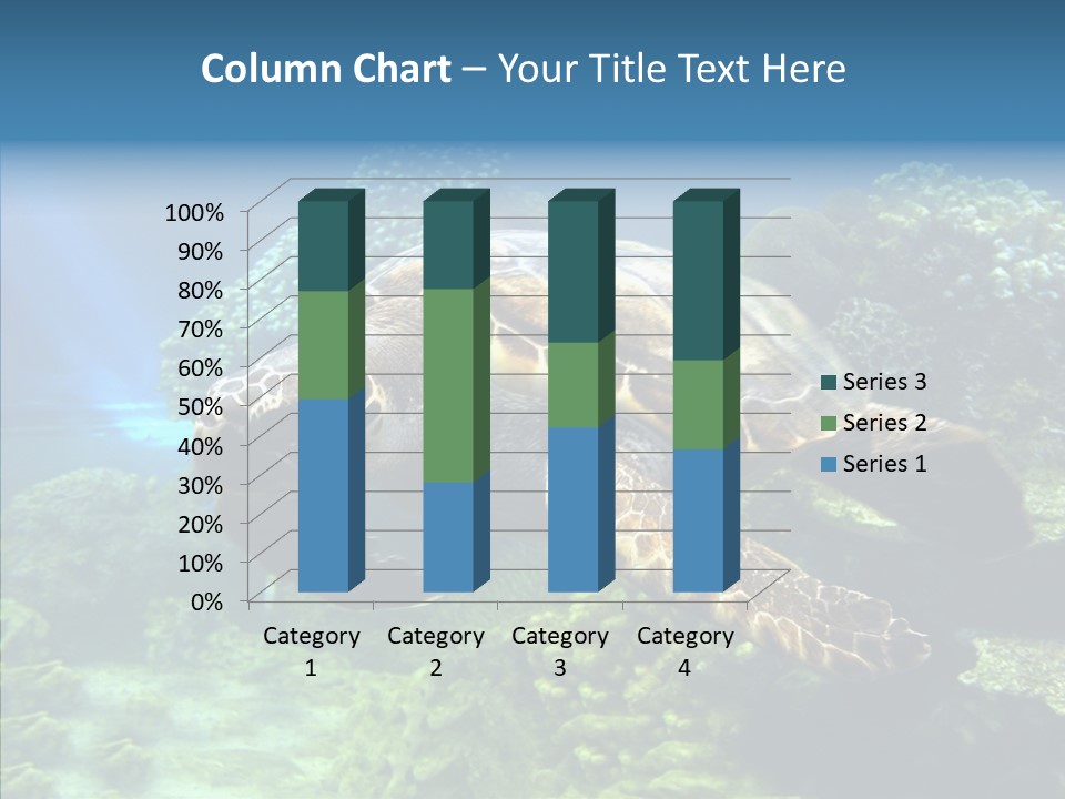 Marine Turtle Ocean PowerPoint Template