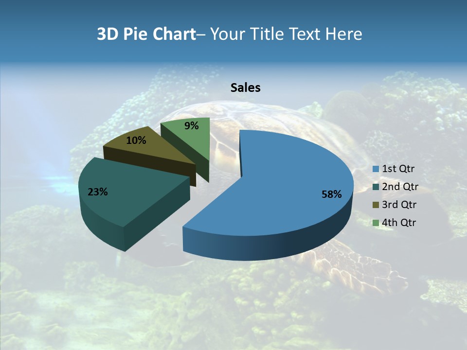 Marine Turtle Ocean PowerPoint Template